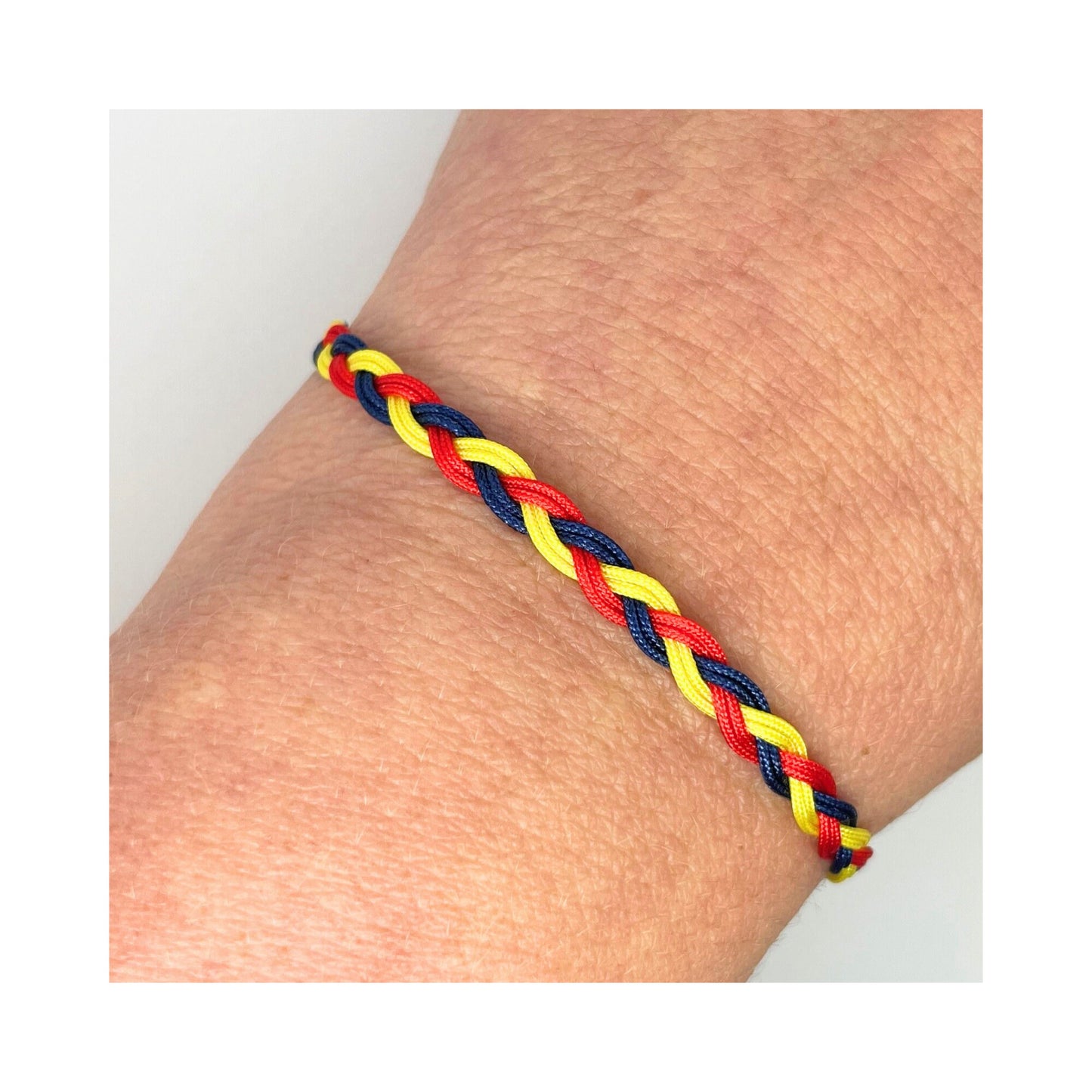 Romania Team Bracelet - Blue Yellow and Red