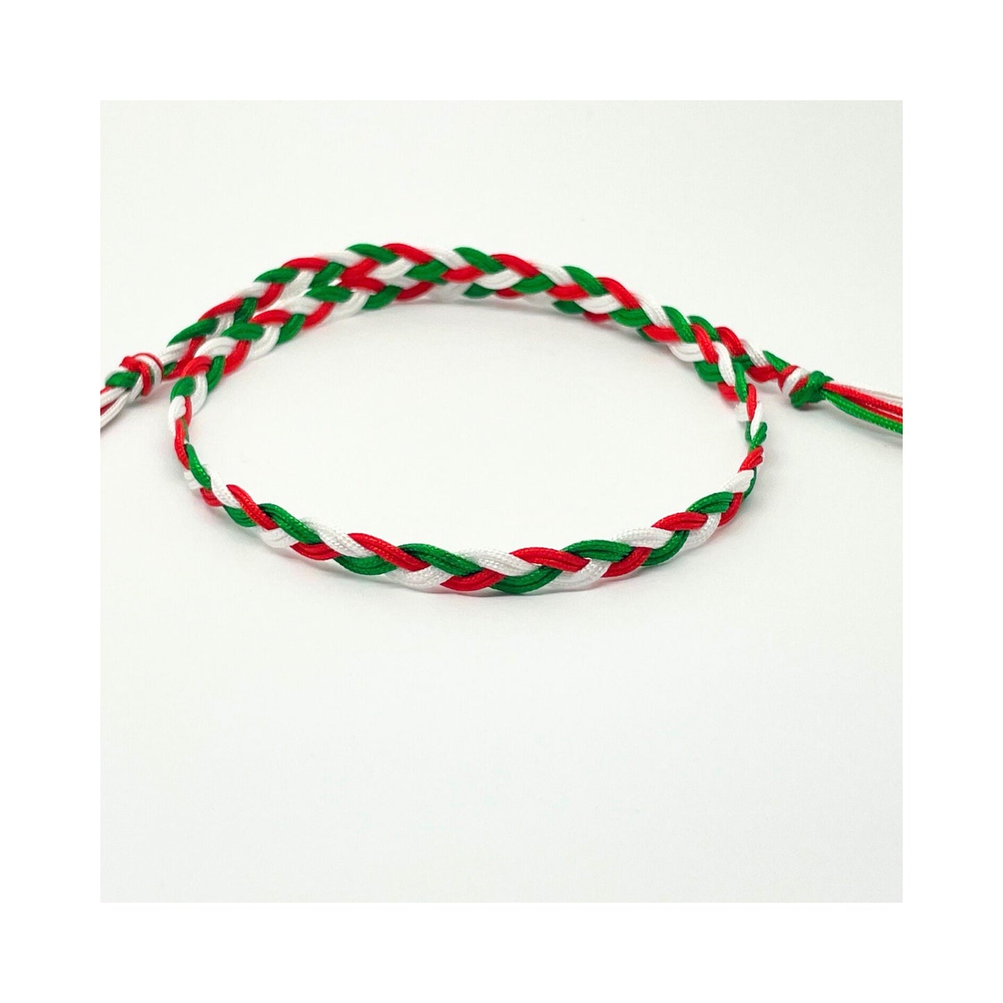 Italy Team Bracelet - Red White and Green