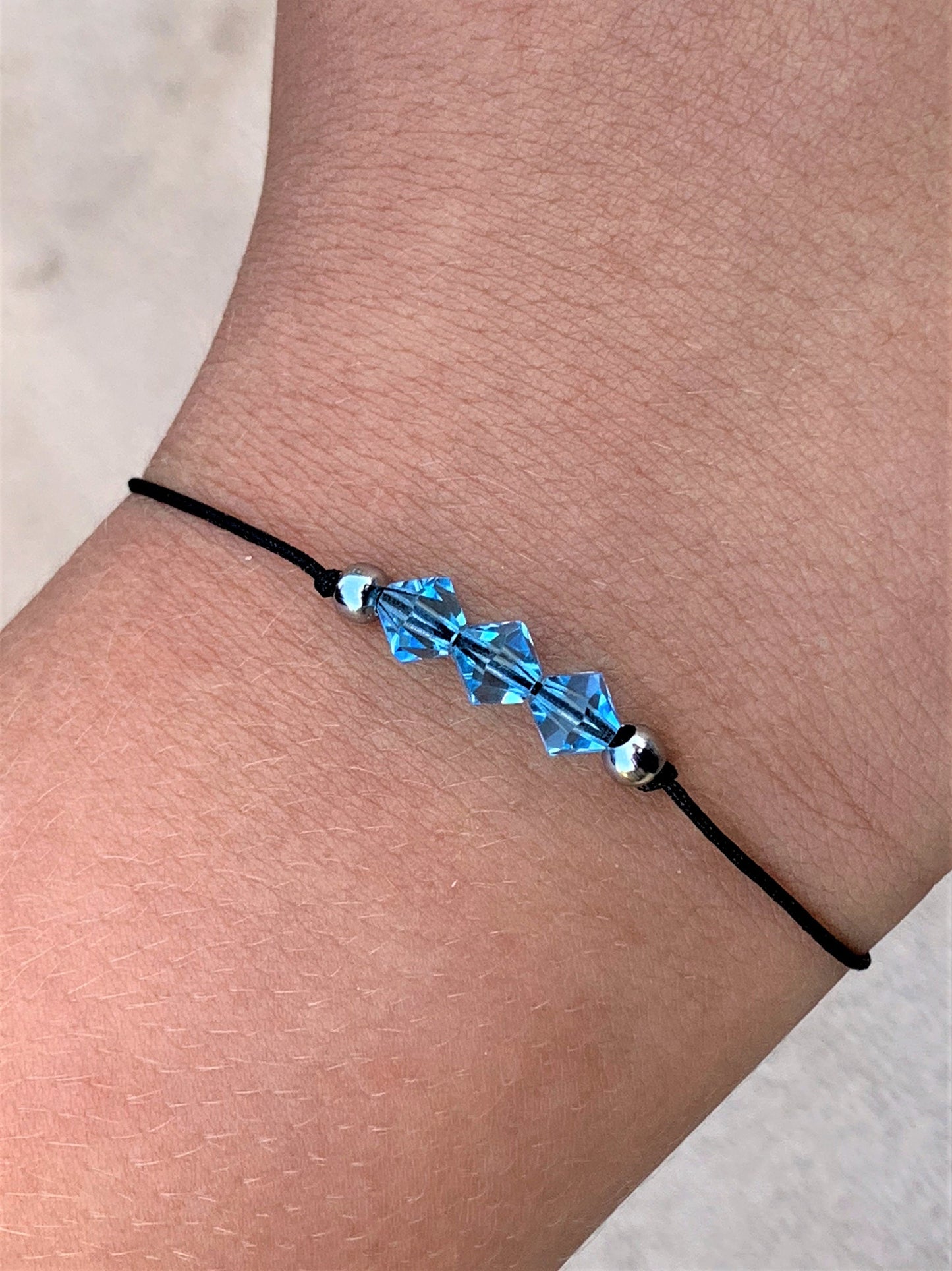 19th Wedding Anniversary Gift - Aquamarine Bracelet