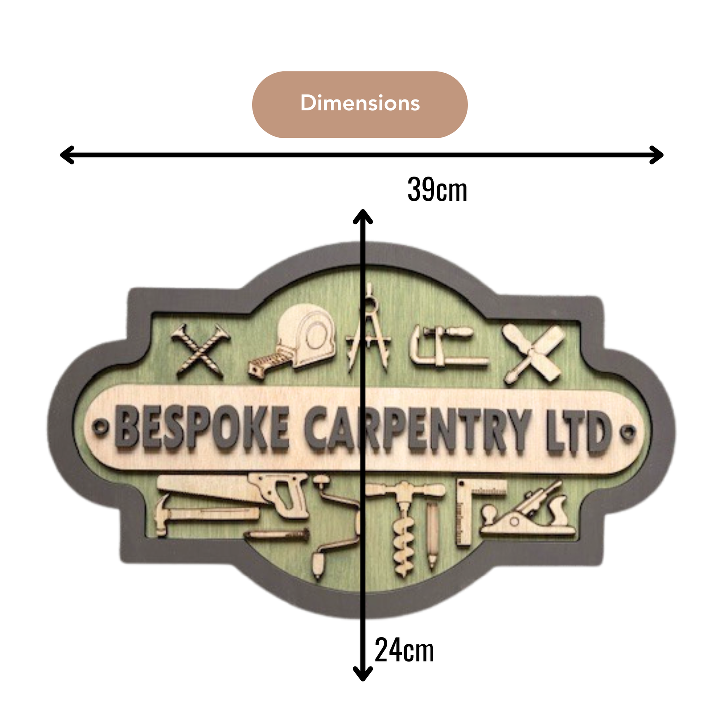 Personalised Carpenter Sign
