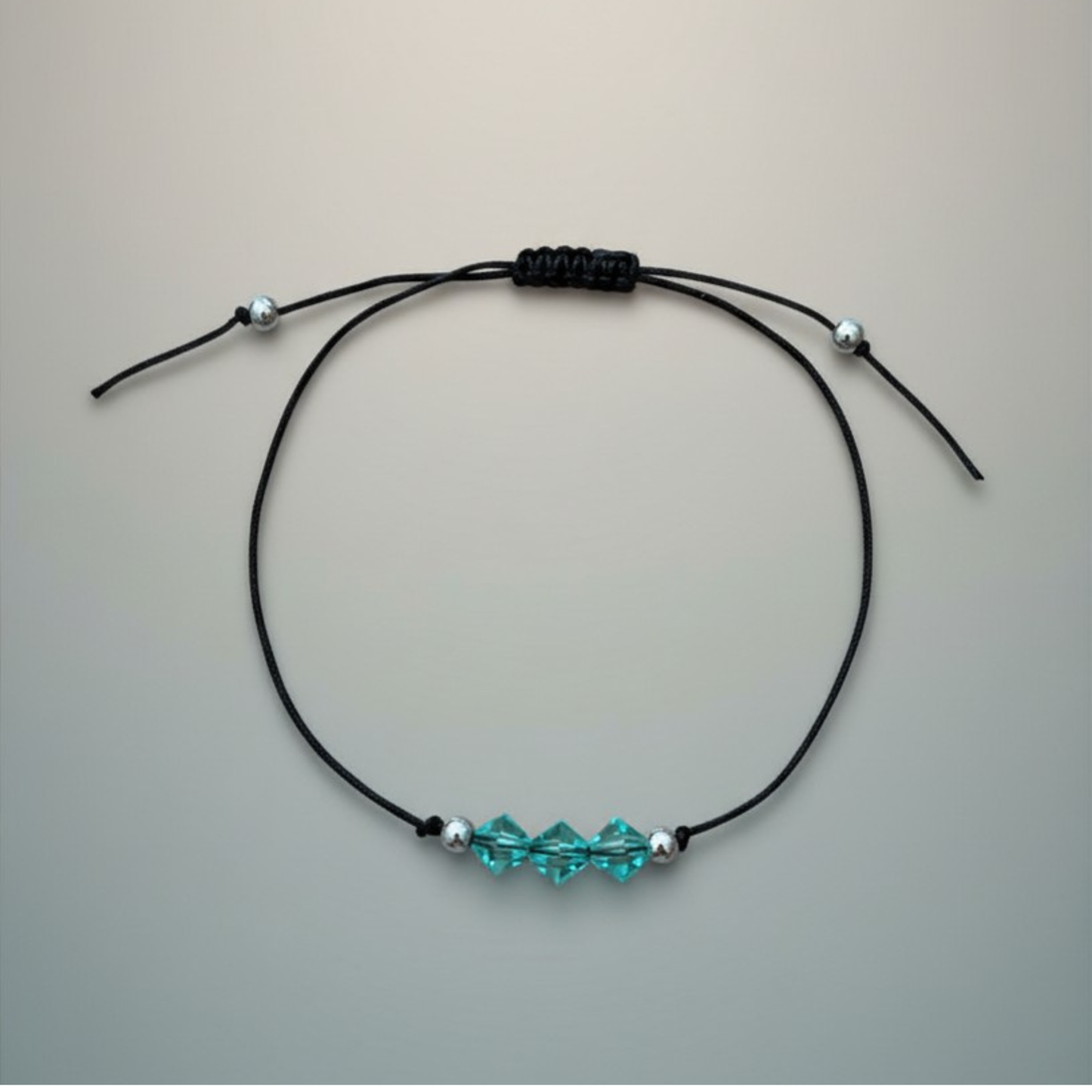 Caribbean Crystal Adjustable Bracelet | Aqua Beach Jewellery