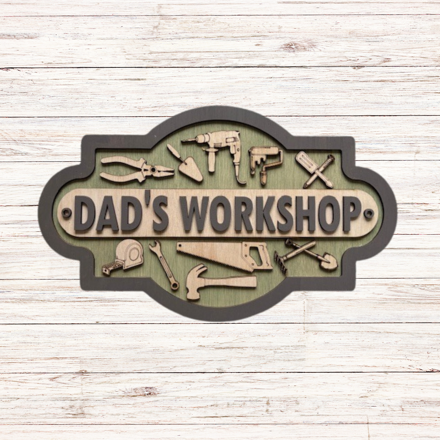 Personalised Dad's Workshop DIY Sign