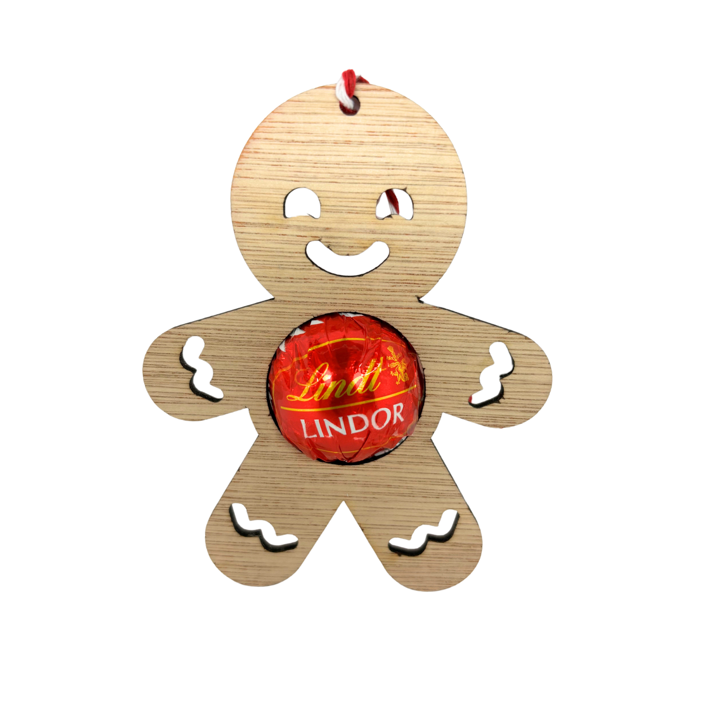 Gingerbread Man Chocolate Holder Christmas Tree Decoration