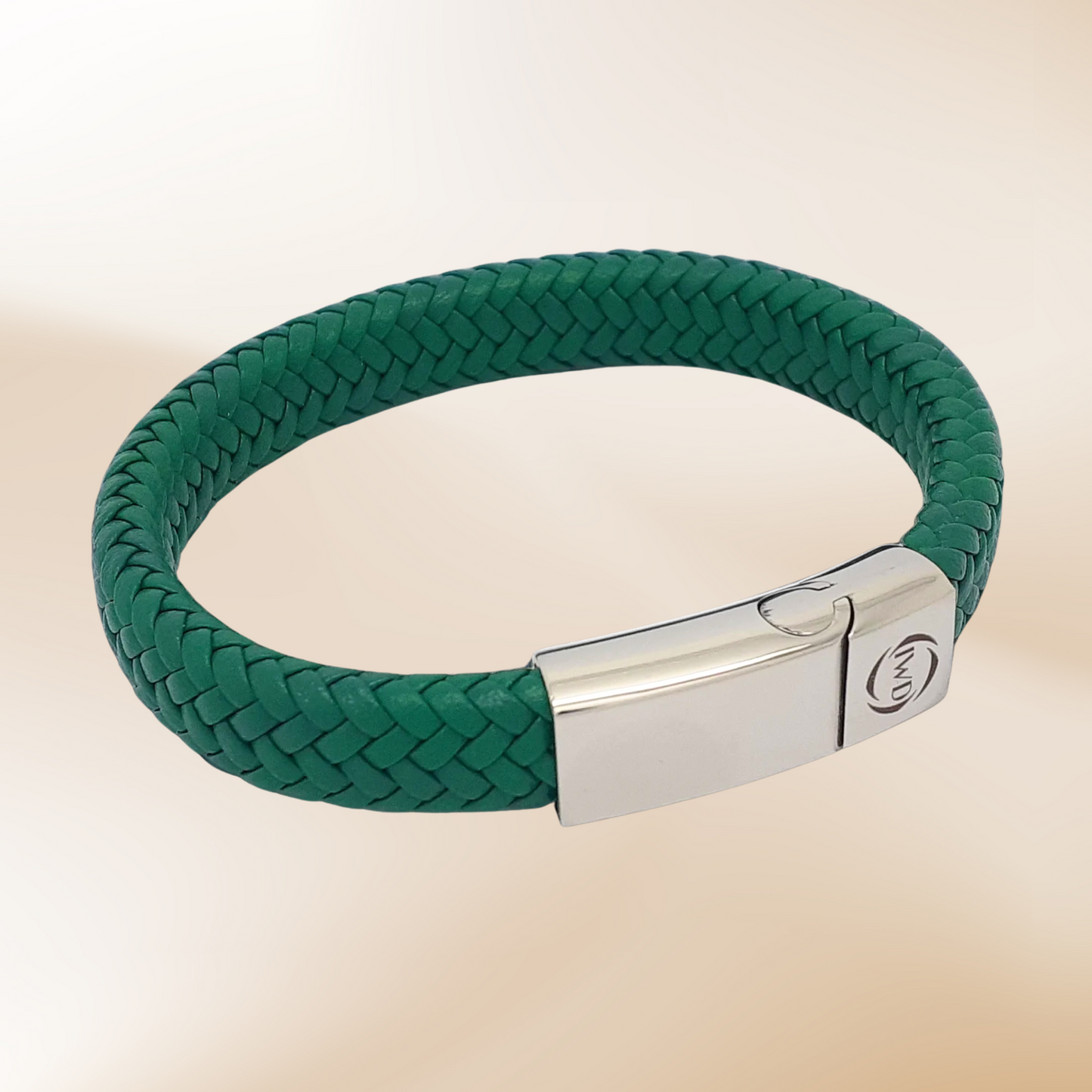 Green Leather Bracelet