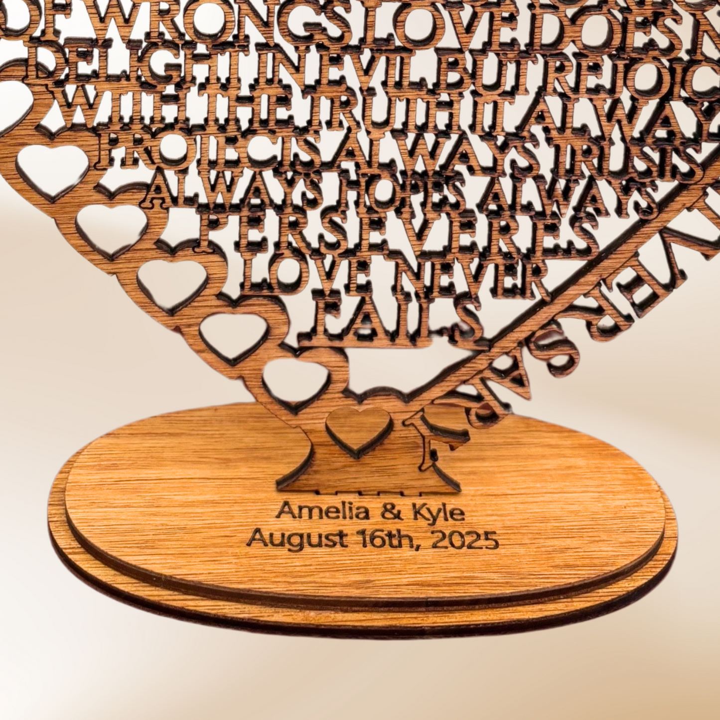 Golden 50th Wedding Anniversary Gift