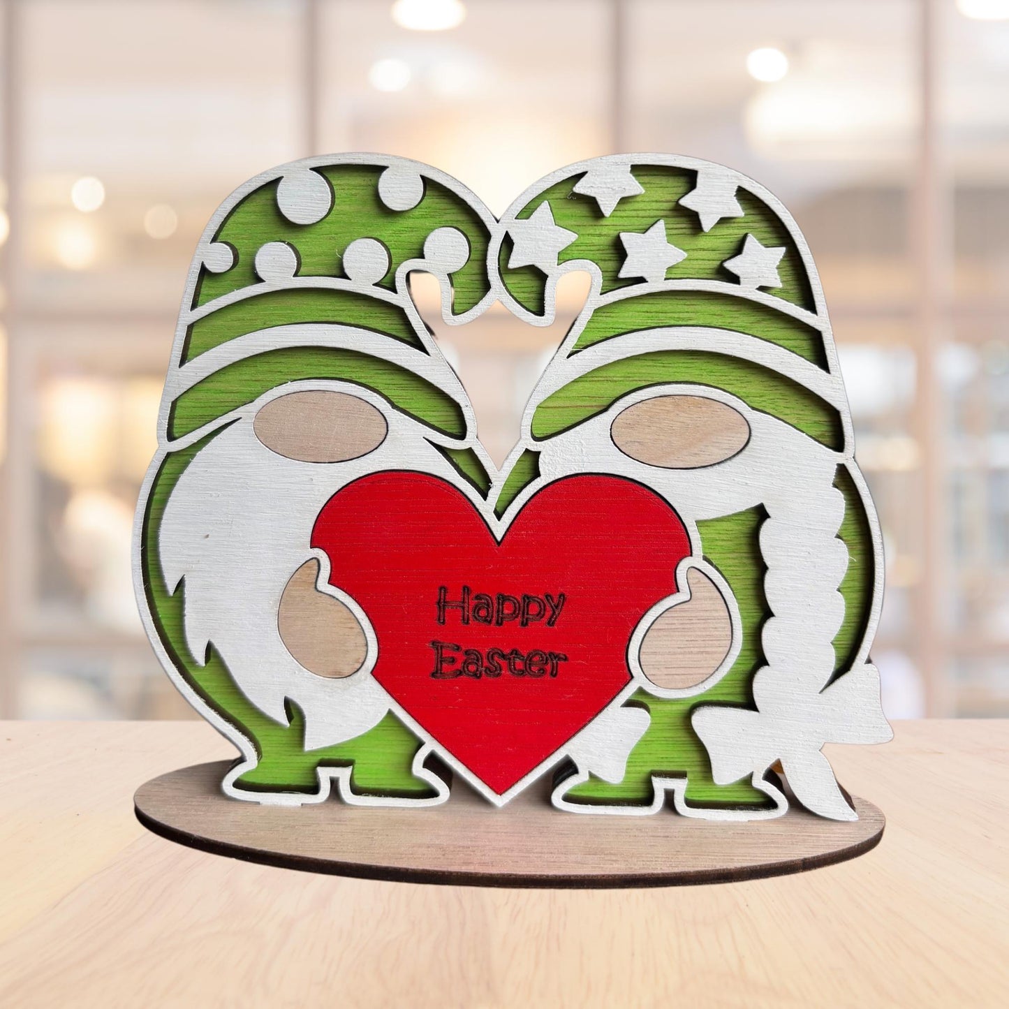 Happy Easter Gnome Ornament