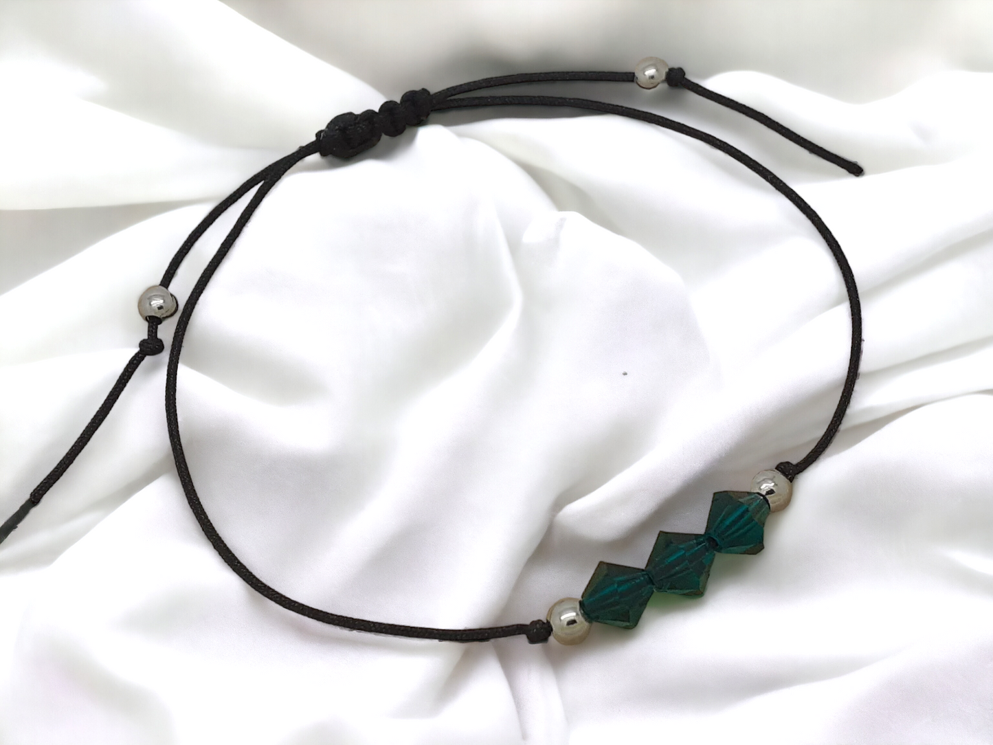 35th Wedding Anniversary Gift - Emerald Bracelet