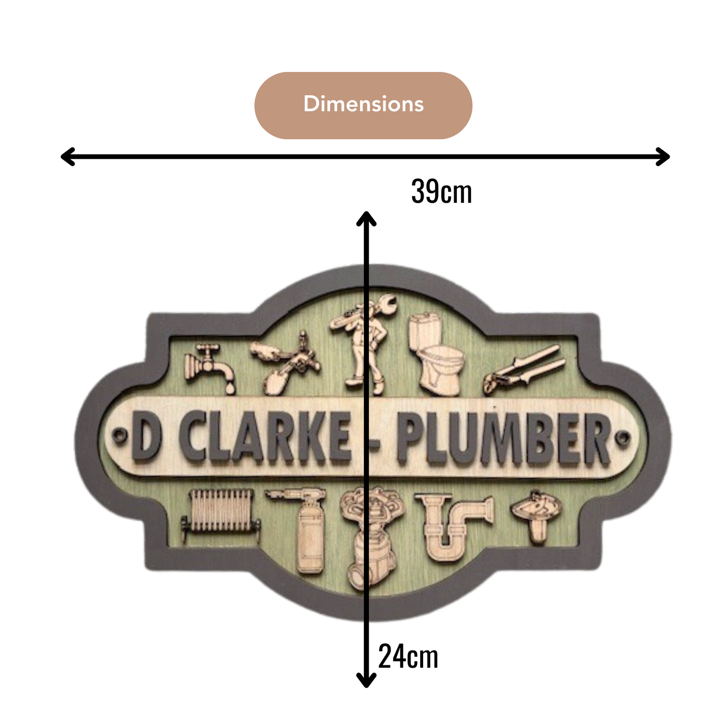 Personalised Plumber Gift