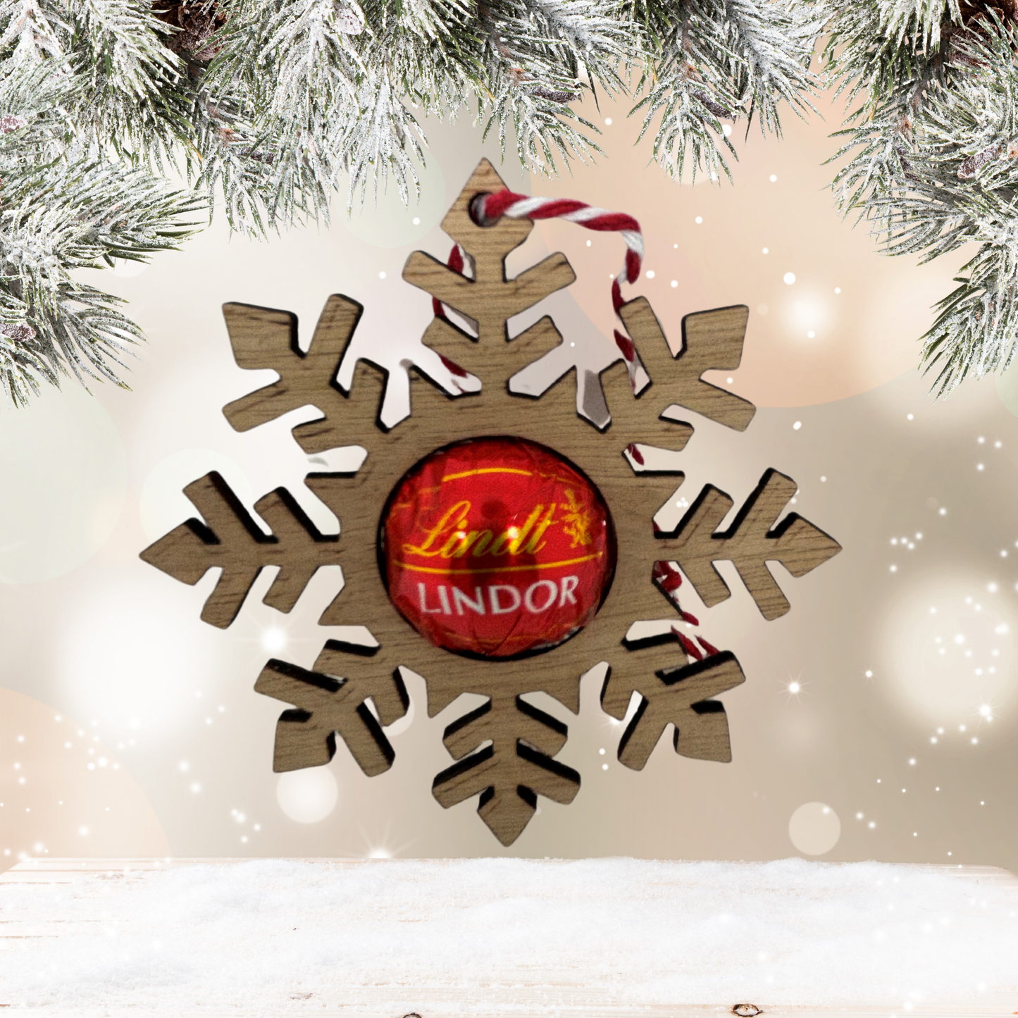 Snowflake Chocolate Holder Tree Decoration