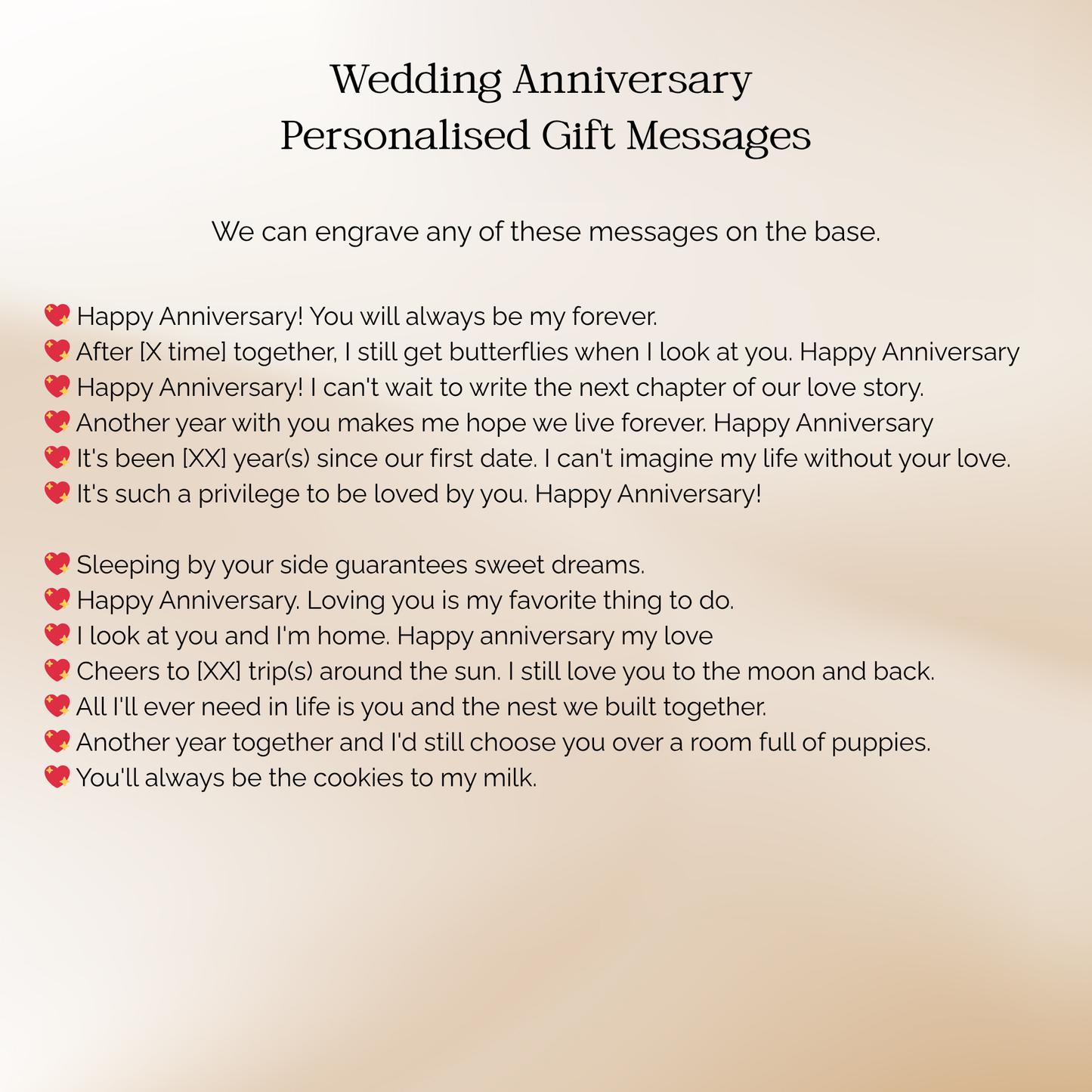Engraved 40th Wedding Anniversary Gift for Mum and Dad