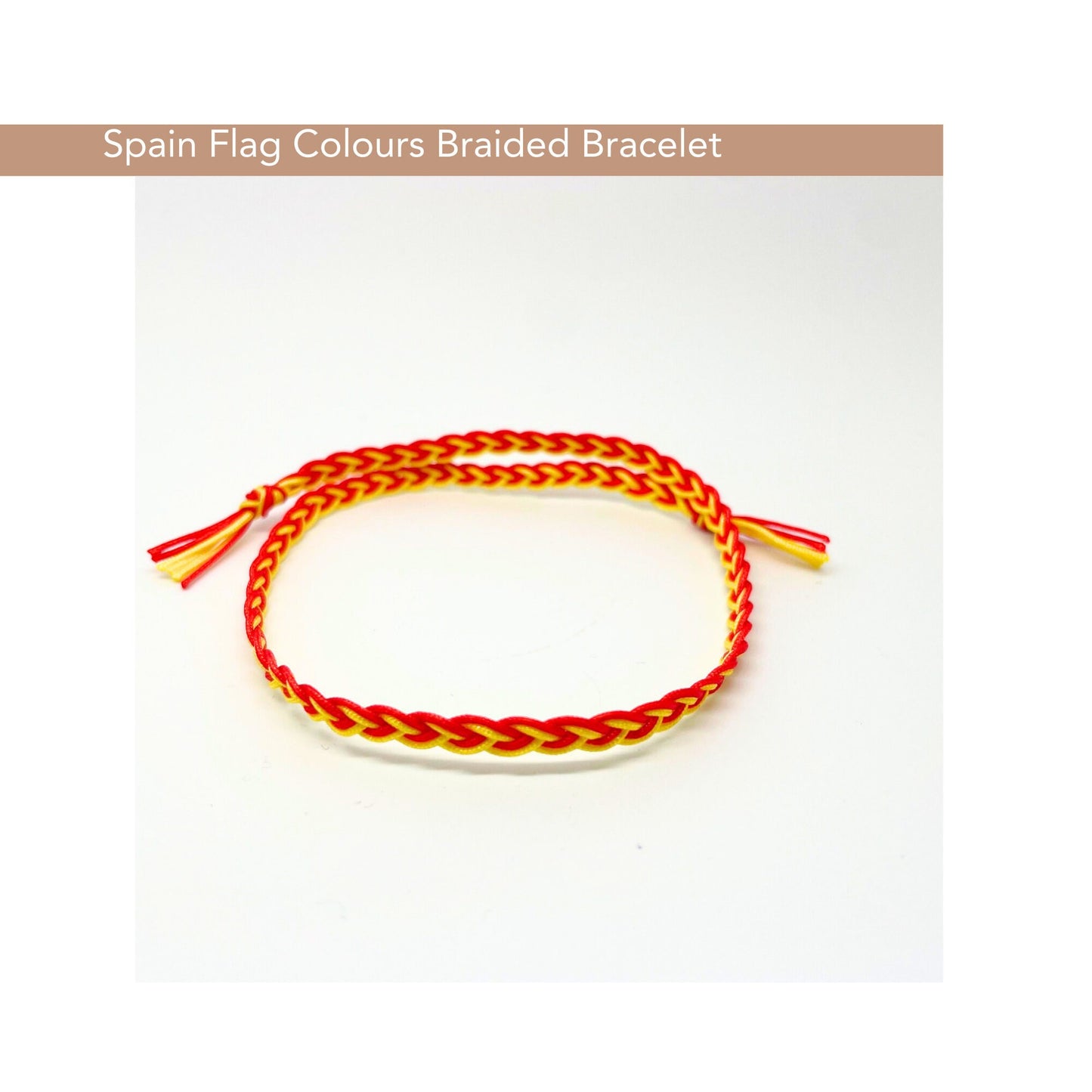 Spain Team Bracelet - Red and Yellow