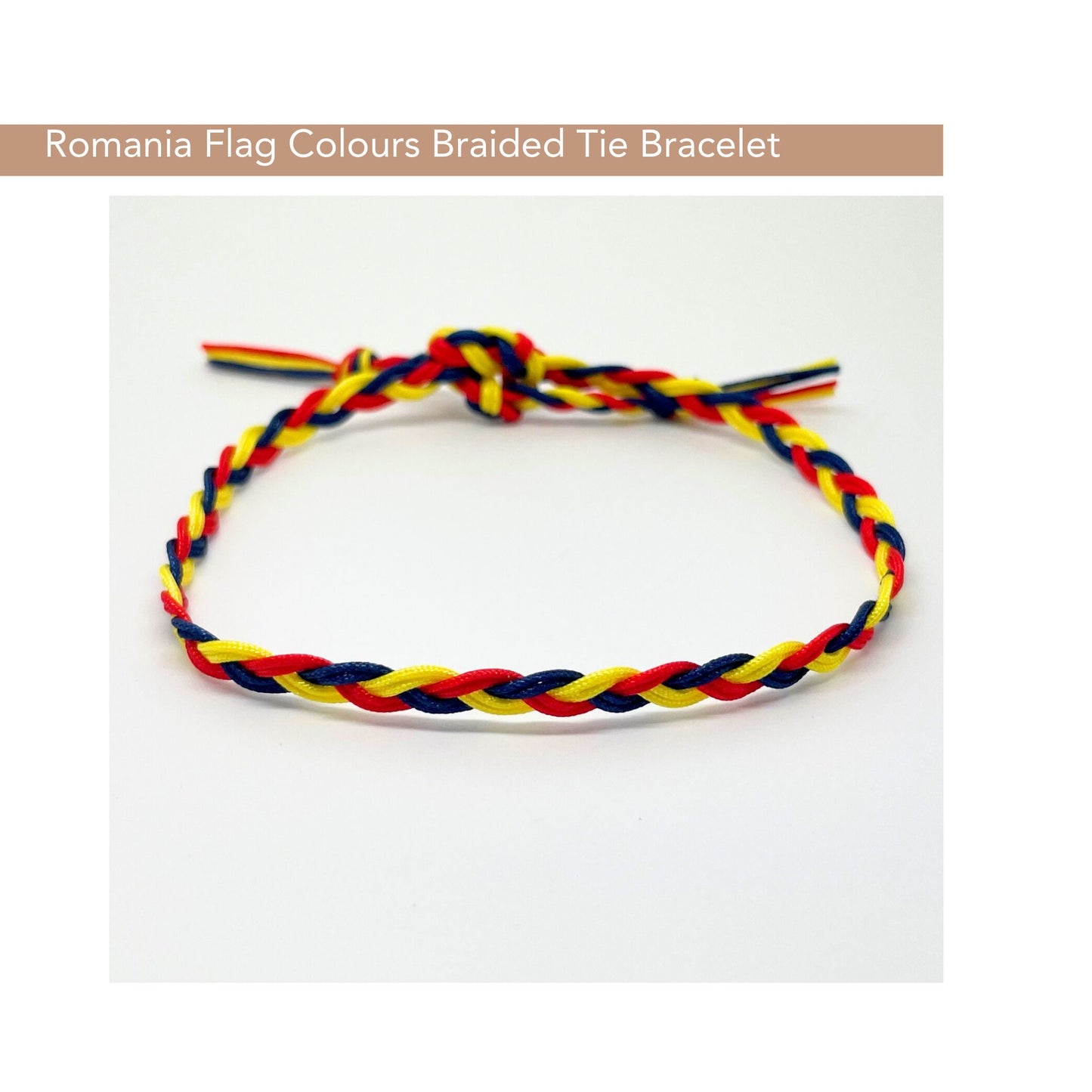 Romania Team Bracelet - Blue Yellow and Red