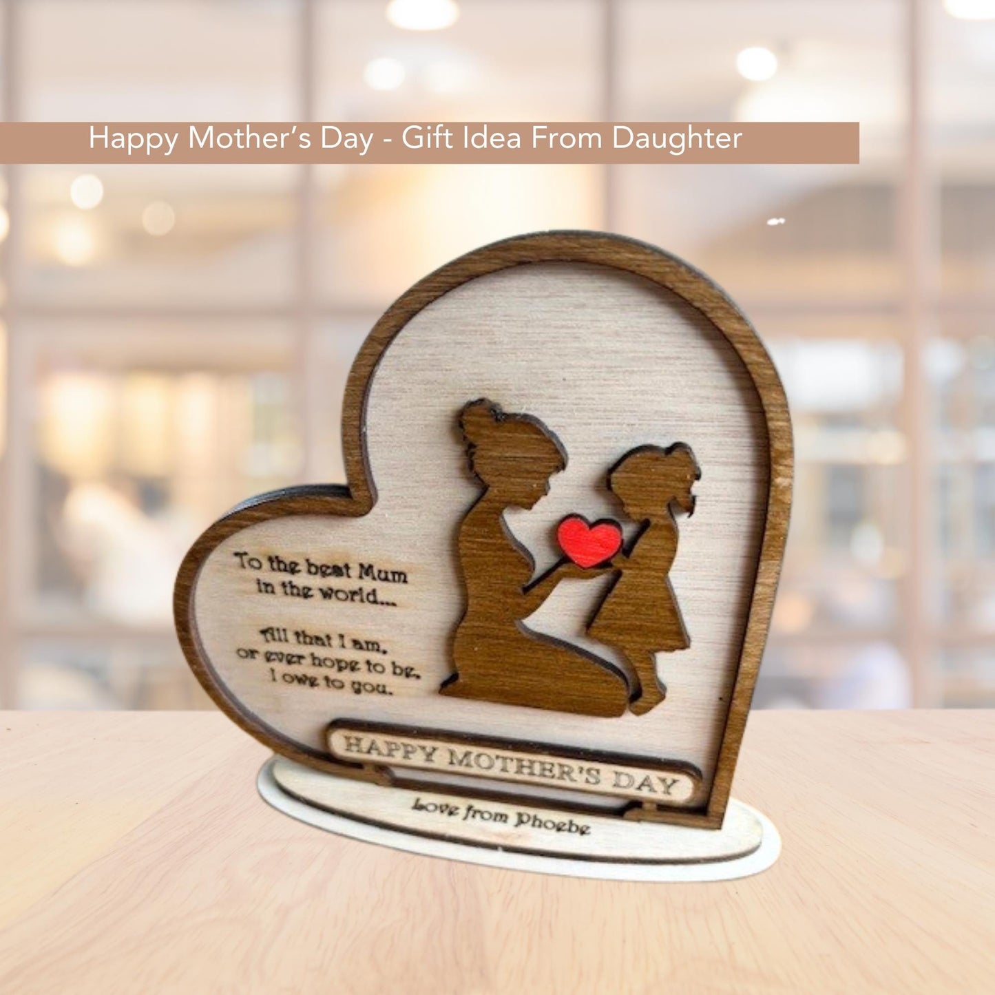 Personalised Mothers Day Gift from Daughter
