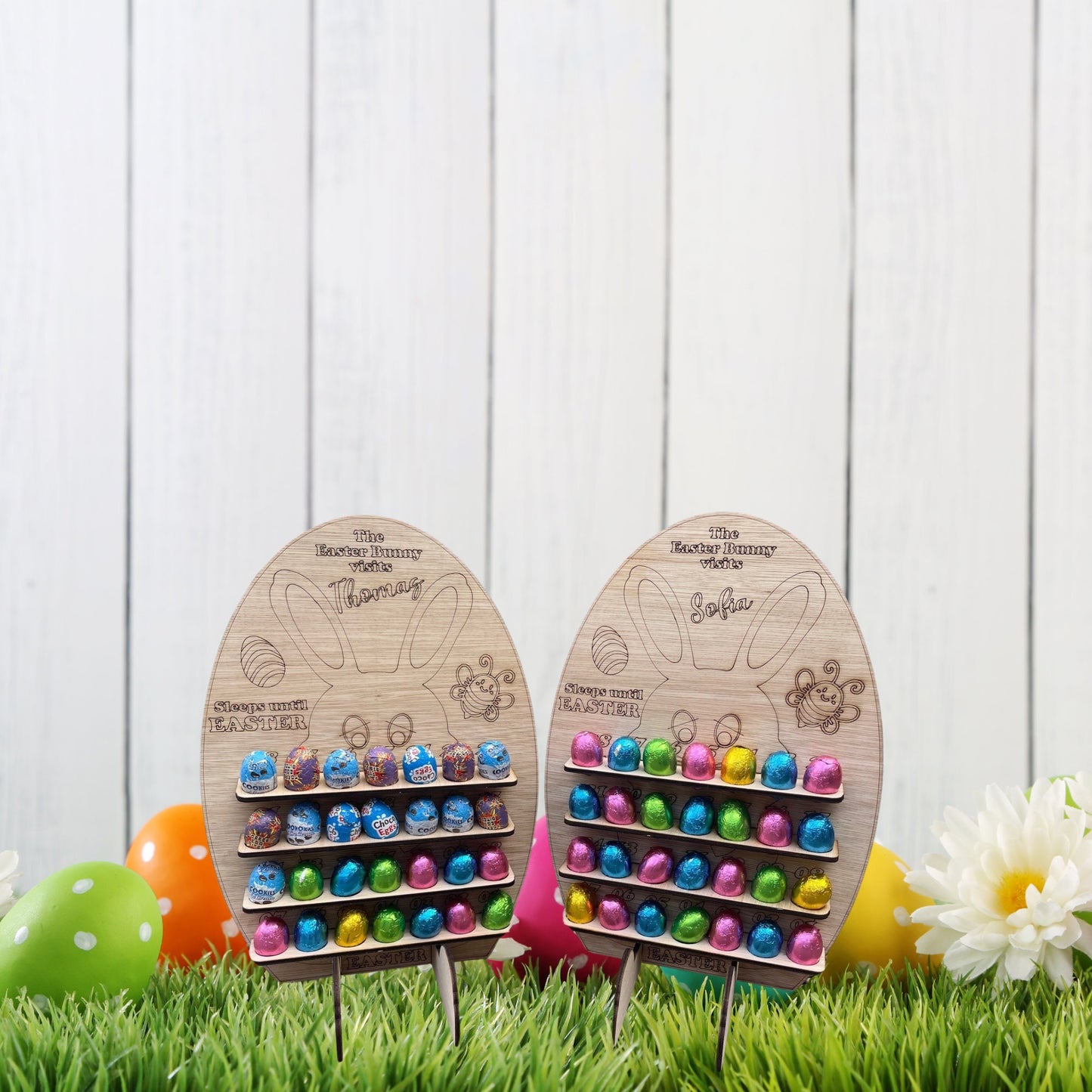 PERSONALISED Kids Easter Advent Calendar - 28 Day Countdown