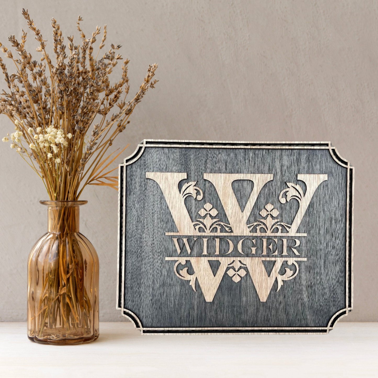 Surname Sign For Wedding Date Keepsake Gift