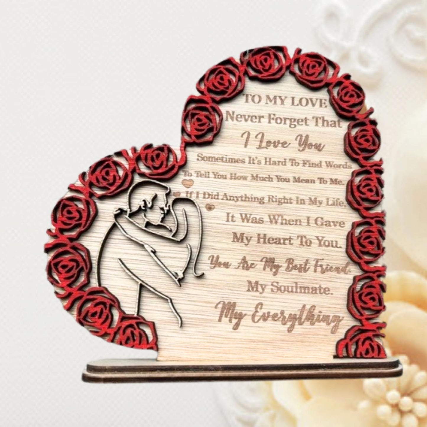 Romantic Anniversary Gift for Wife - To My Love Never Forget That I Love You