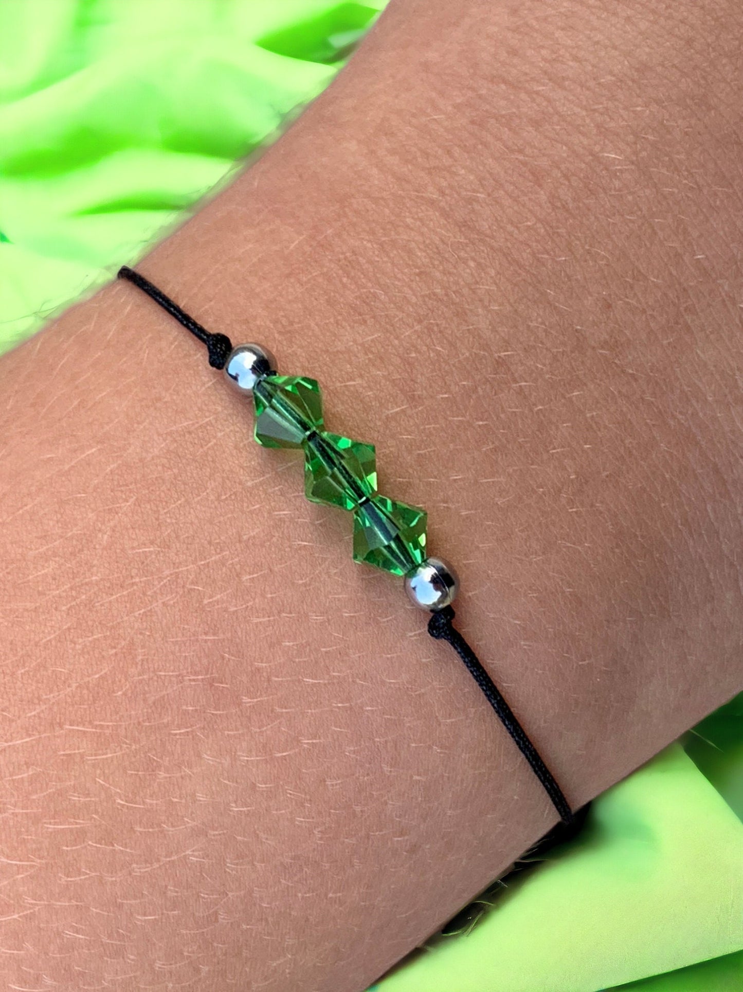August Birthstone Bracelet - Peridot