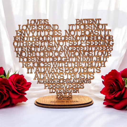 10 Year Anniversary Gift UK – Personalised Tin Wedding Anniversary Gift for Couple | 10th Anniversary Keepsake for Him & Her