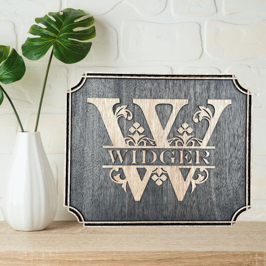 Surname Sign For Wedding Date Keepsake Gift