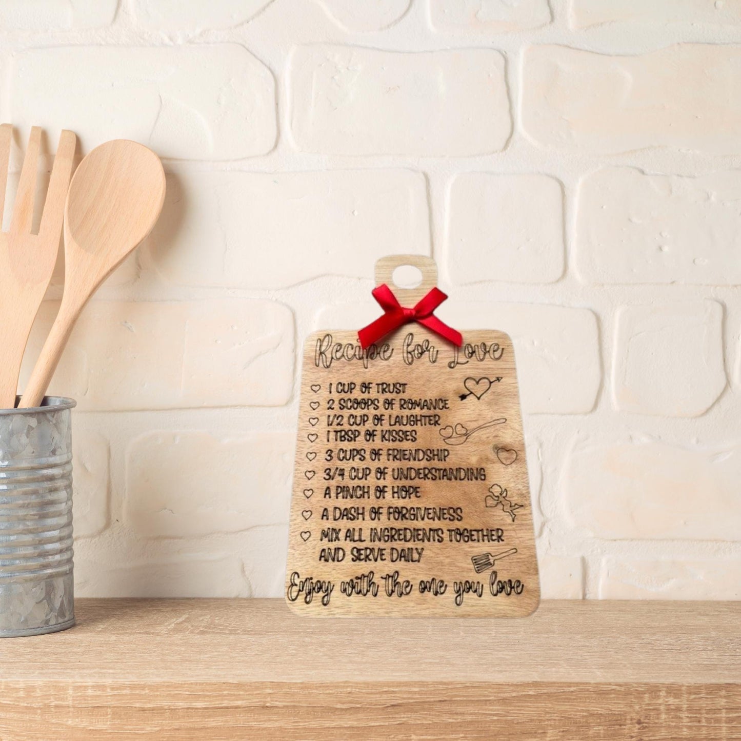 Recipe for Love Hanging Decoration