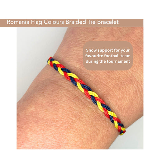 Romania Team Bracelet - Blue Yellow and Red