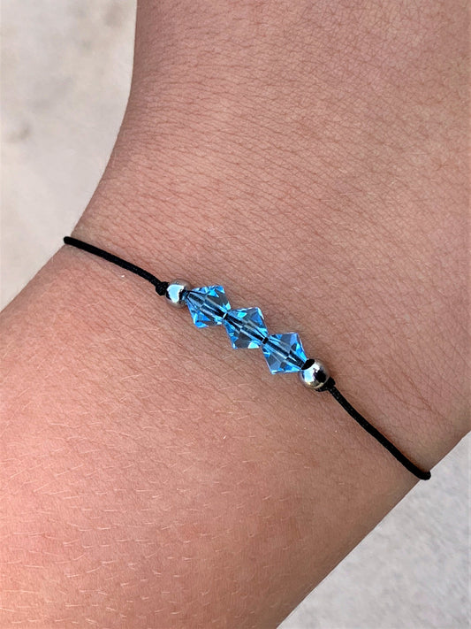 19th Wedding Anniversary Gift - Aquamarine Bracelet