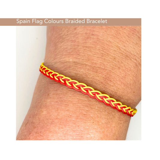 Spain Team Bracelet - Red and Yellow