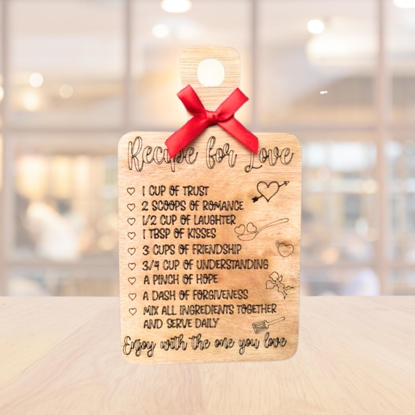 Recipe for Love Hanging Decoration