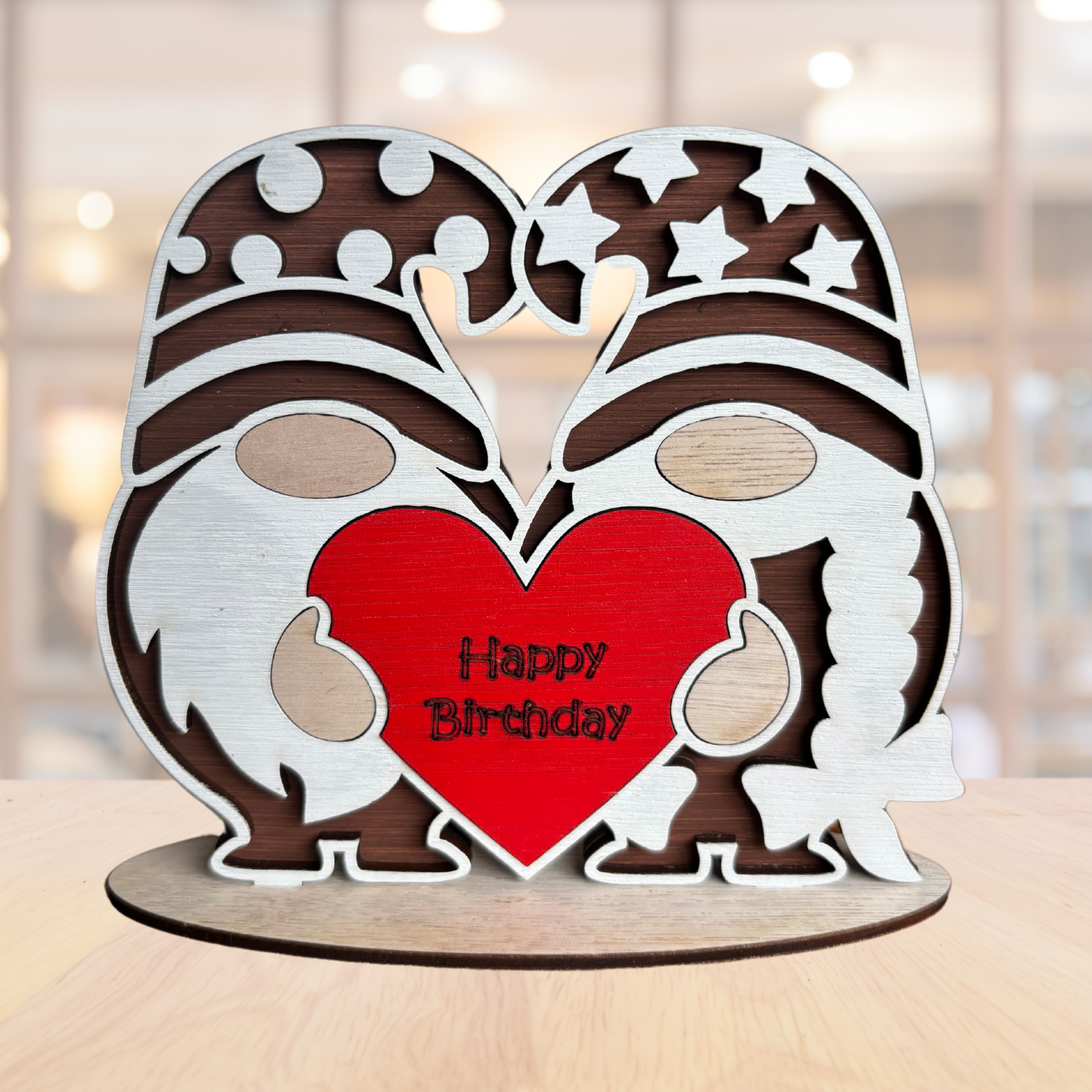 Happy Birthday Gnome Ornament