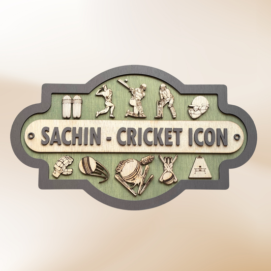 Personalised Cricket Sign