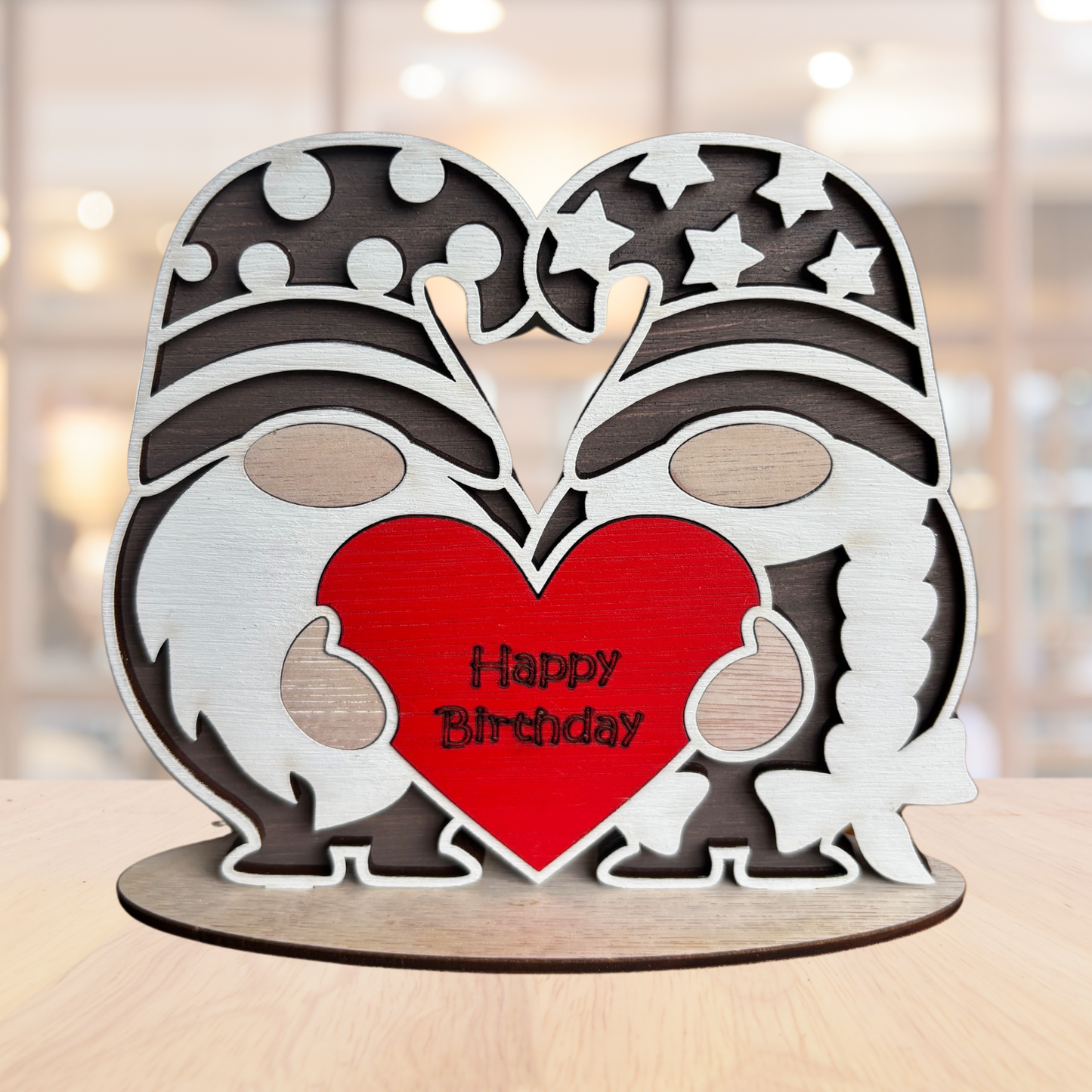 Happy Birthday Gnome Ornament