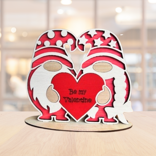 Be My Valentine Gnome Ornament