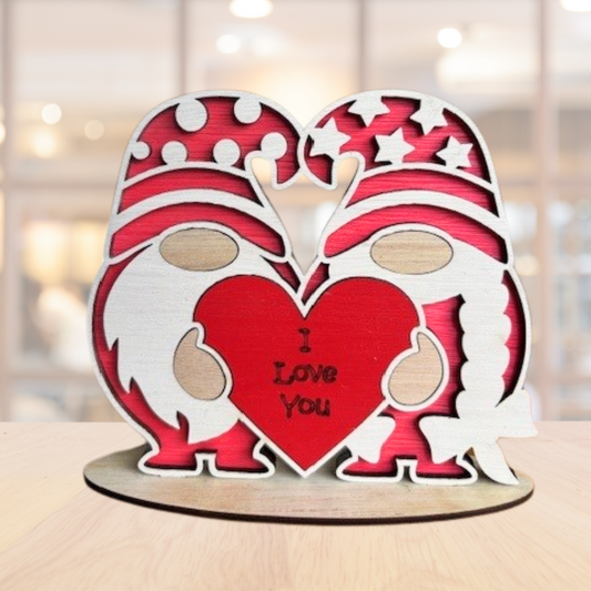 I Love You Gnome Ornament