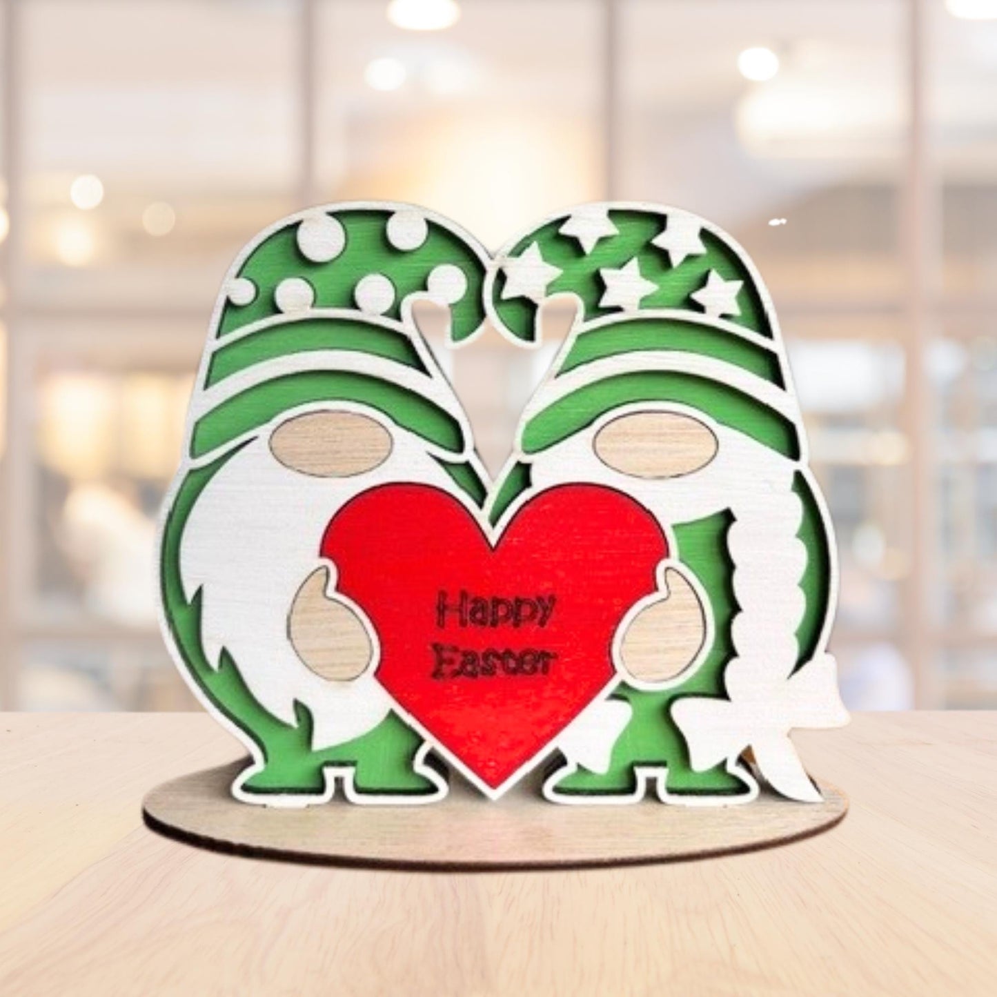 Happy Easter Gnome Ornament