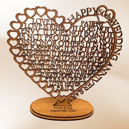 Golden 50th Wedding Anniversary Gift