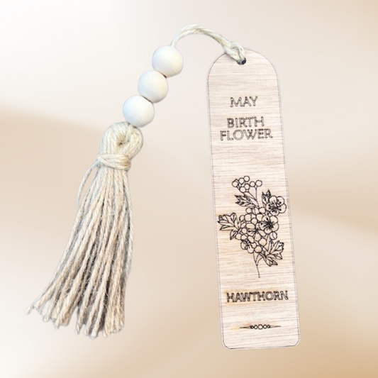 May Birth Flower Bookmark with Tassel