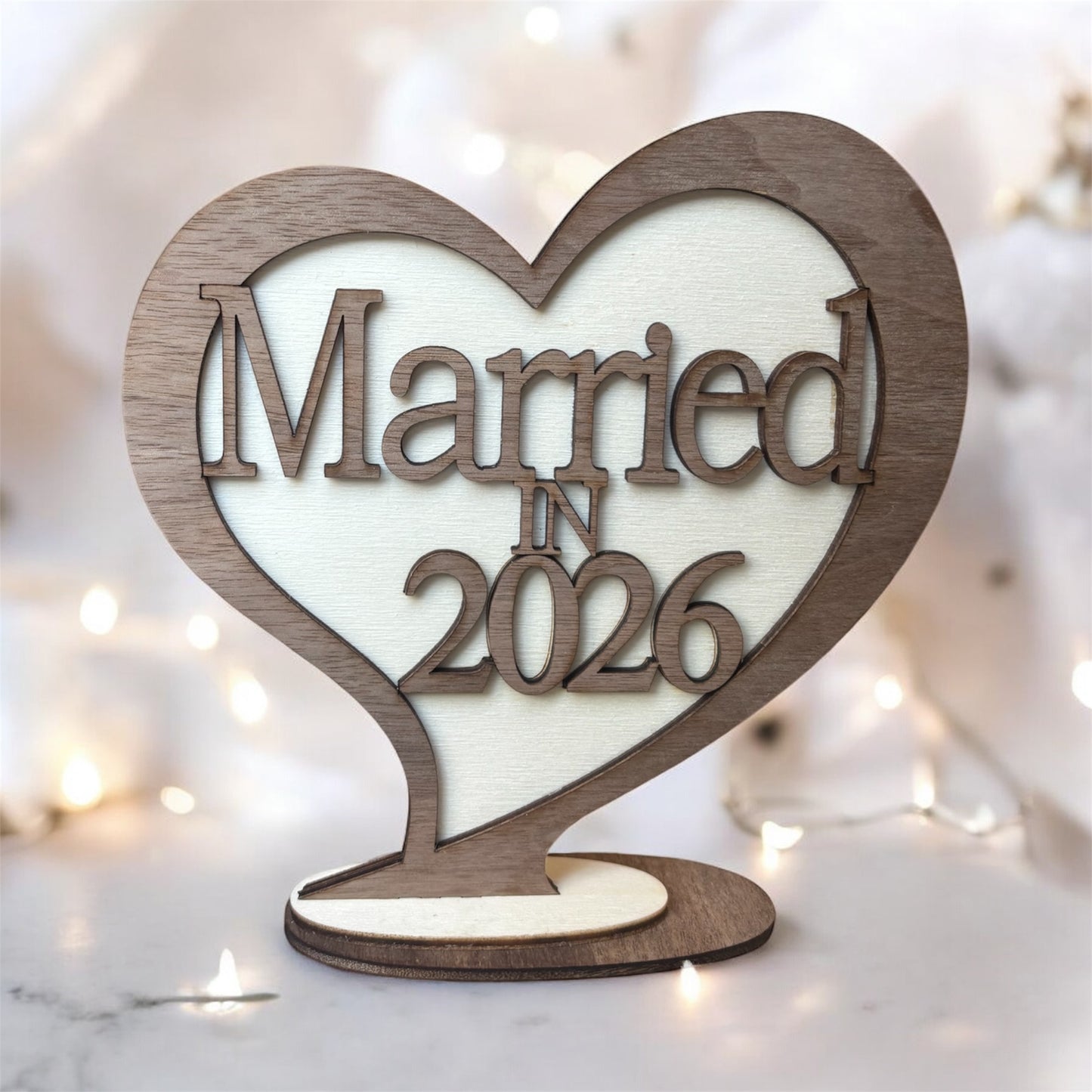 Married in 2026 Wedding Gift - Wedding Date Keepsake