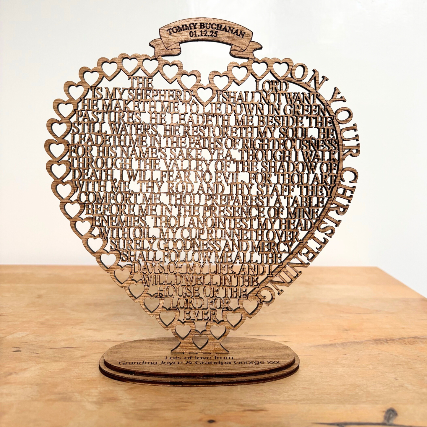 Personalised Godmother Christening Gift