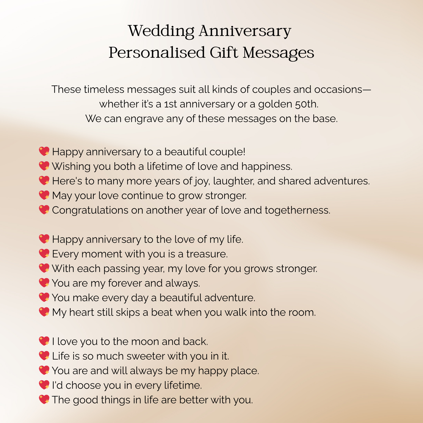 17th Wedding Anniversary Gift