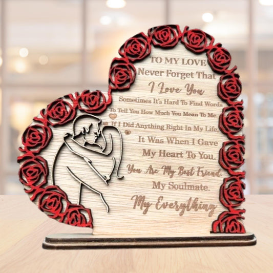 Romantic Anniversary Gift for Wife - To My Love Never Forget That I Love You